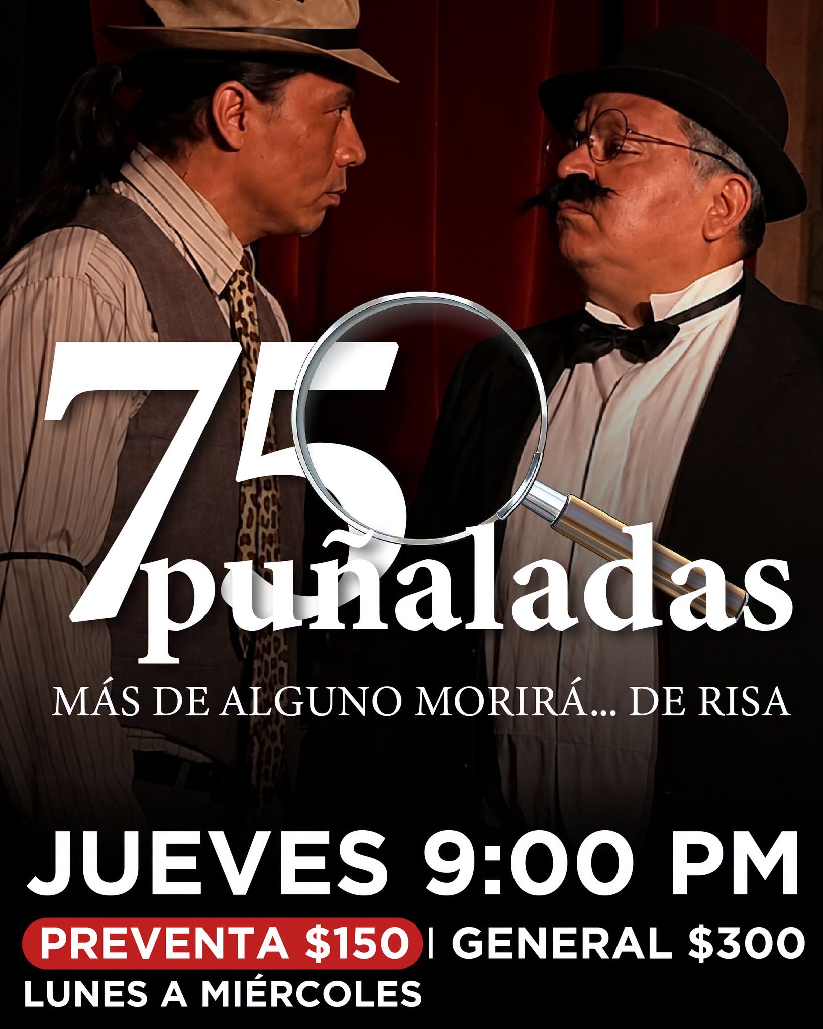 Cartel de 75 Puñaladas