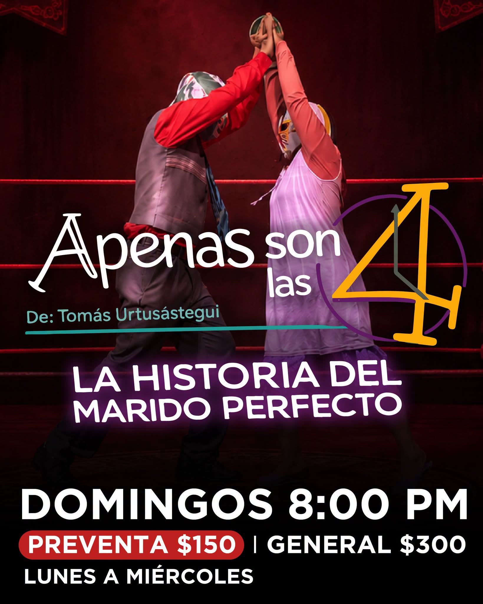 Cartel de Apenas son las 4