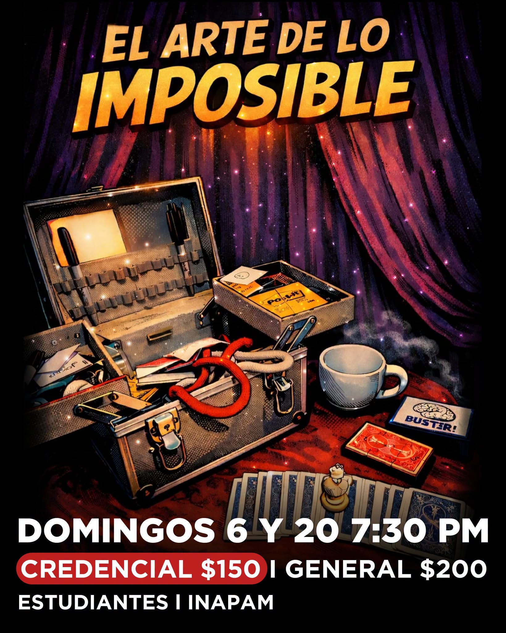 Cartel de El arte de lo imposible