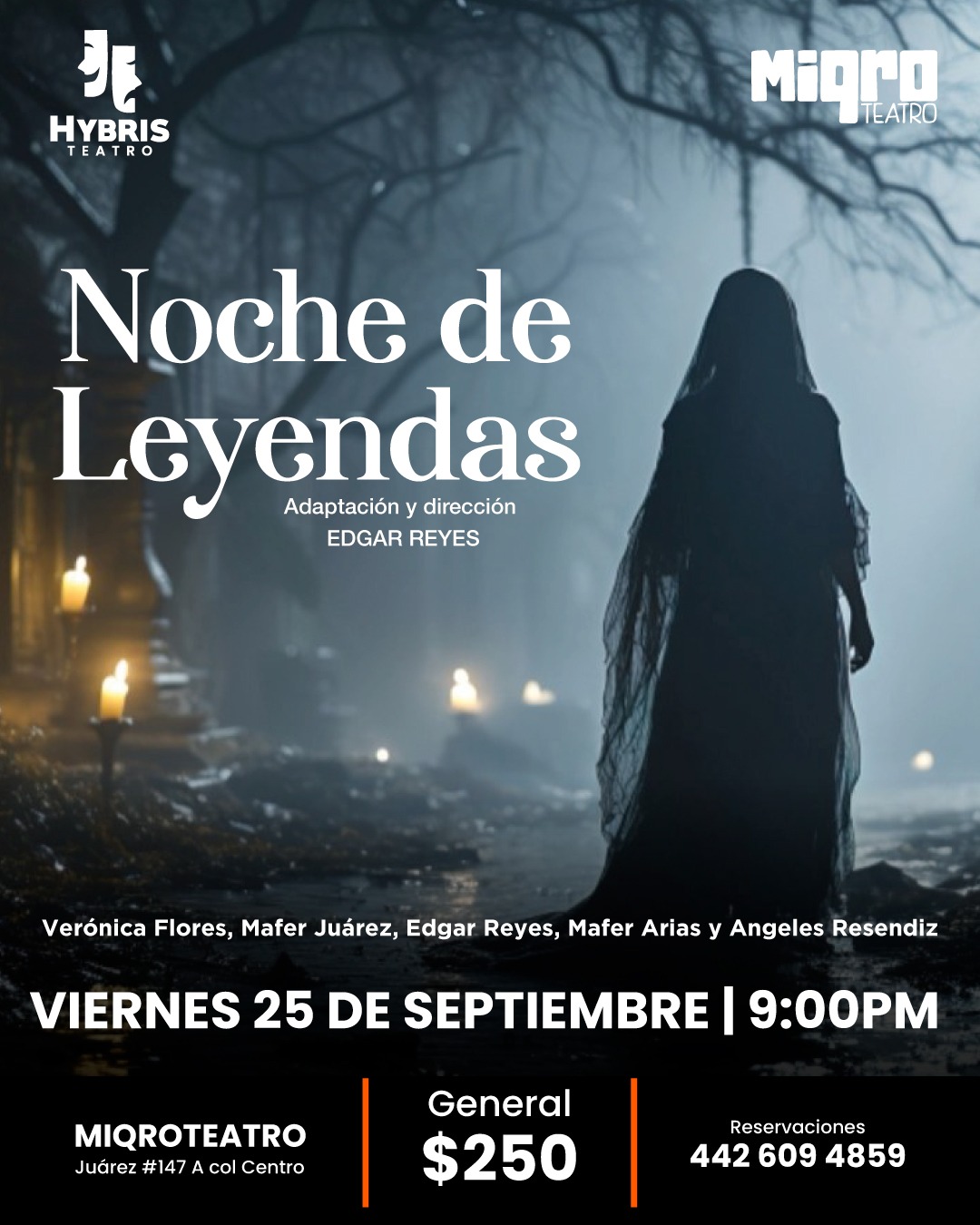 Cartel de Noche de Leyendas